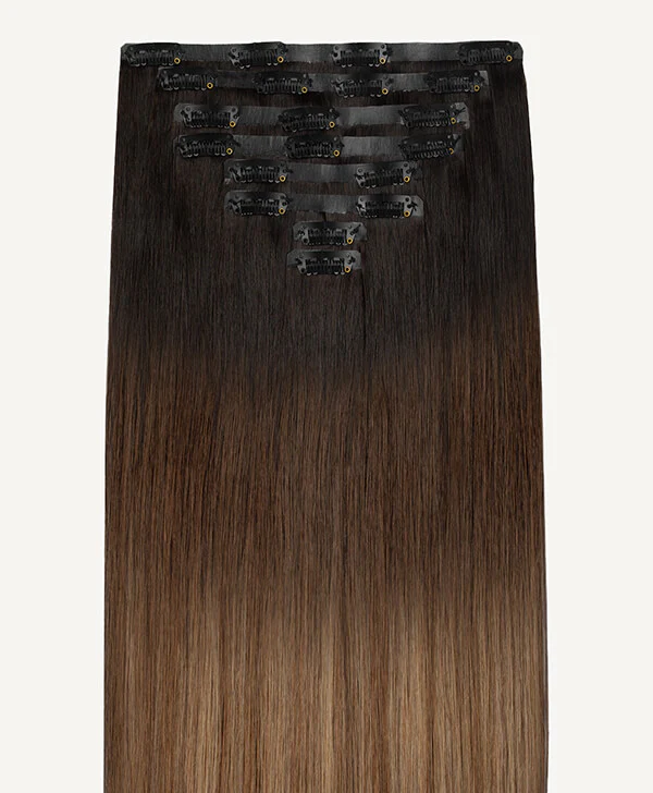 18" Invisible Clip-In Hair Extensions (185g) - Image 15