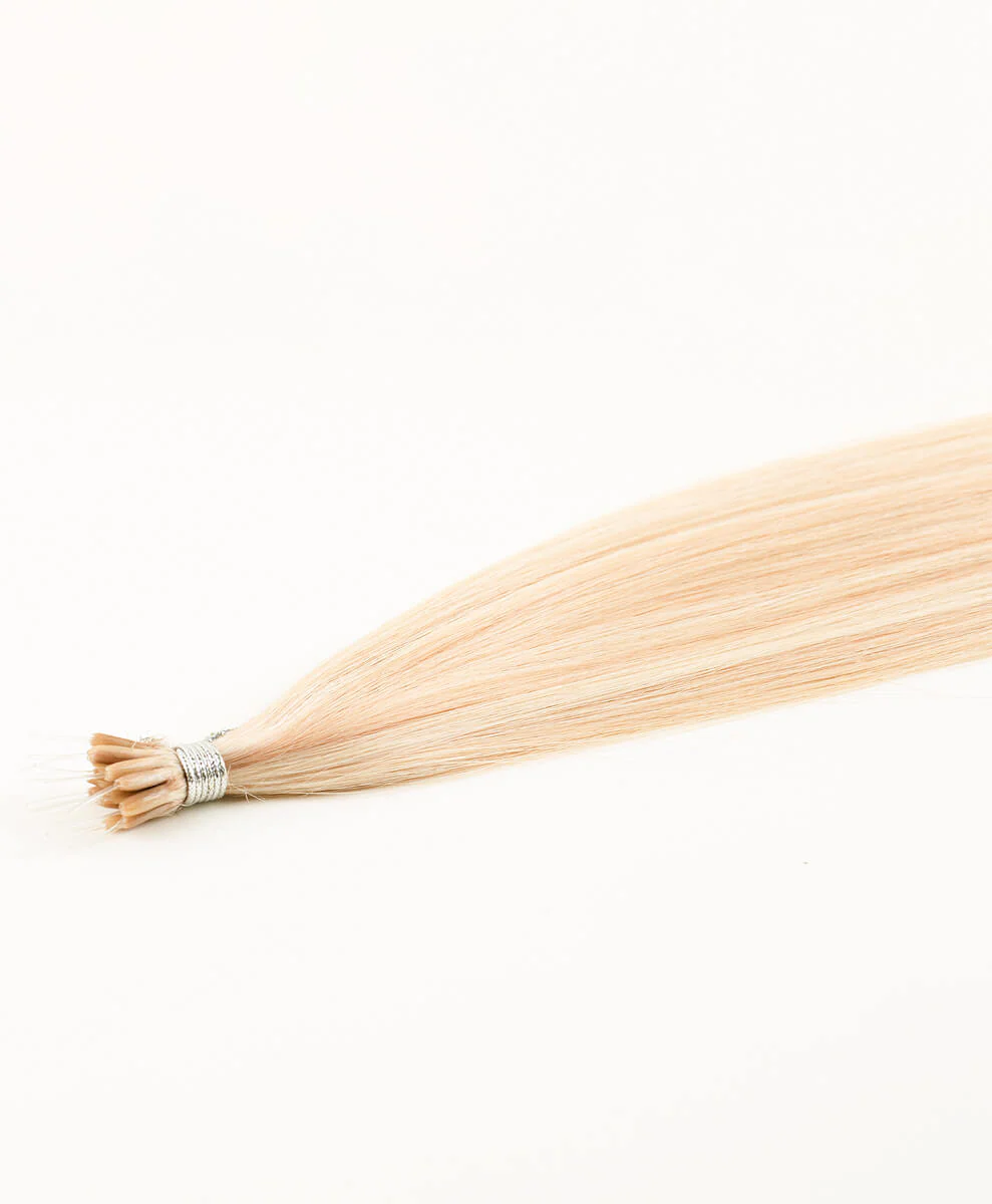 Light Blonde Highlighted, 22" Nano Tip Hair Extensions, #H12
