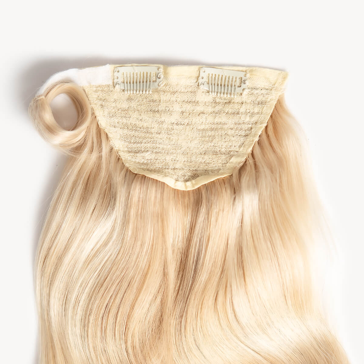 Light Blonde Highlighted, 24" Clip-in Ponytail Hair Extensions, F60/24 | 200g