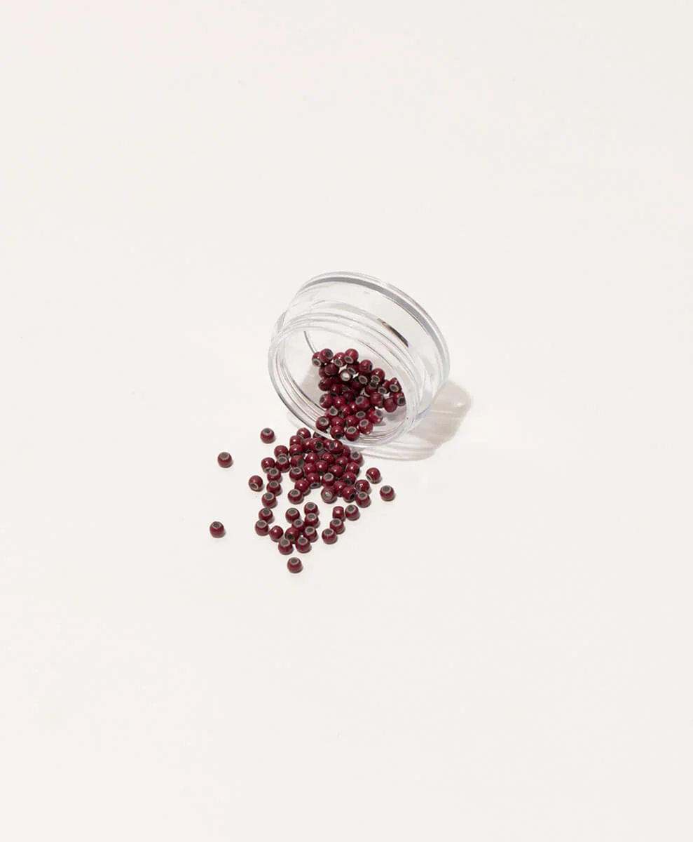 Nano Rings, Red Brown, 100pcs