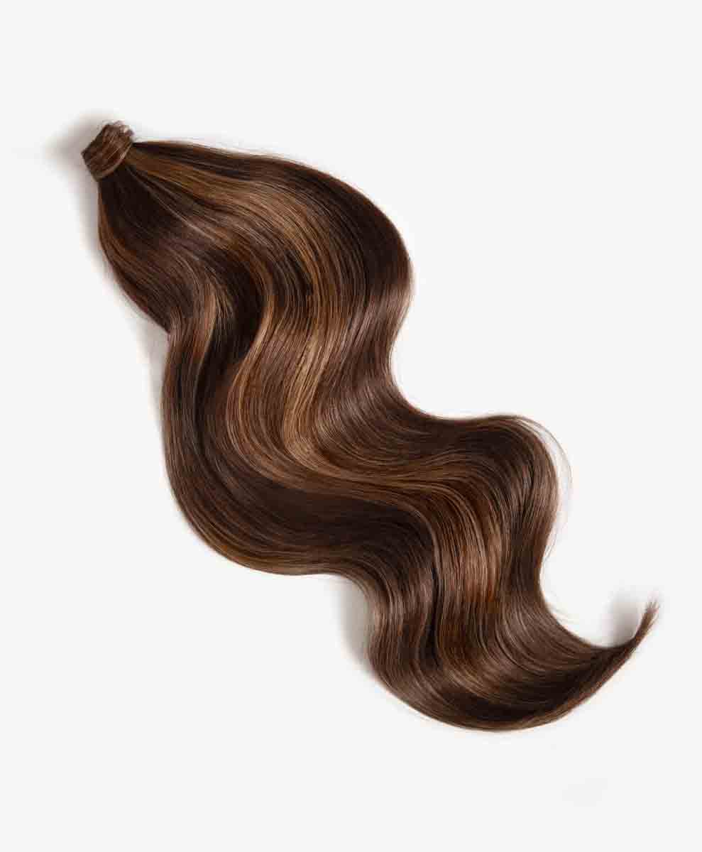 Brunette Mix, 24" Clip-In Ponytail Hair Extensions | 200g