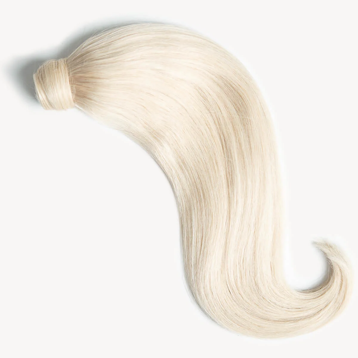Platinum Blonde, 16" Clip-in Ponytail Hair Extensions - Image 2