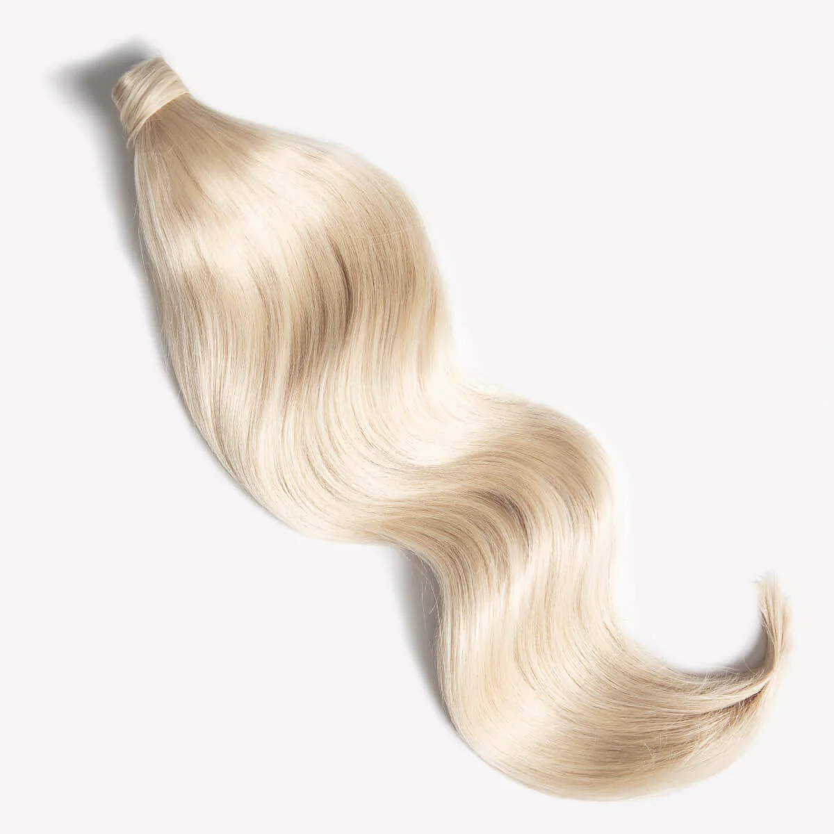 Platinum Blonde, 24" Clip-in Ponytail Hair Extensions - Image 2